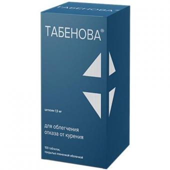 ТАБЕНОВА табл. п/о плен. 1,5 мг №100