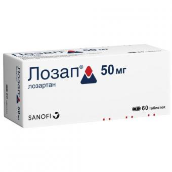 ЛОЗАП табл. п/о плен. 50 мг №60