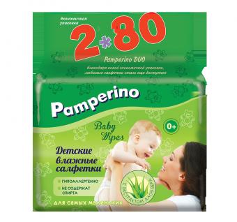 ПАМПЕРИНО САЛФЕТКИ ВЛАЖНЫЕ ДЕТСКИЕ №160 алоэ