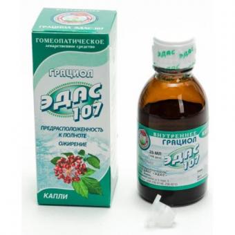 ЭДАС-107 (ГРАЦИОЛ) капли внутр. 25 мл