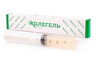 КОЛЕТЕКС ДНК-Л гидрогель с деринатом и лидокаином шприц 20 гр