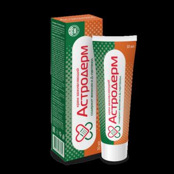 АСТРОДЕРМ крем ранозаживл. 30 гр