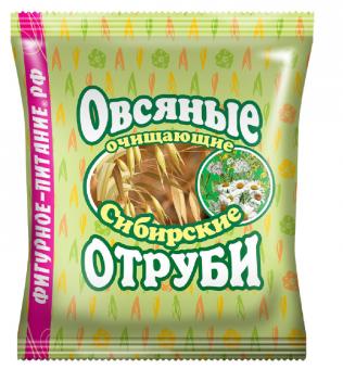 СИБИРСКАЯ КЛЕТЧАТКА ОТРУБИ овсяные 200 гр