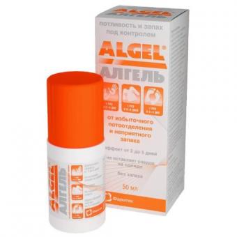 АЛГЕЛЬ СРЕДСТВО ОТ ОБИЛЬНОГО ПОТООТДЕЛЕНИЯ 50 мл