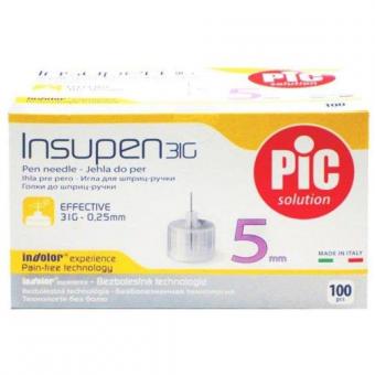 ИГЛА ДЛЯ ШПРИЦ-РУЧКИ INSUPEN G31 (0.25 х 5 мм) №100