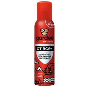 ГАРДЕКС ЭКСТРИМ АЭРОЗОЛЬ ОТ КЛЕЩЕЙ И КОМАРОВ 150 мл