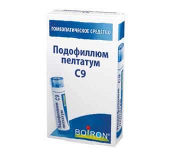ПОДОФИЛЛЮМ ПЕЛТАТУМ C9 гранулы гомеопатич. 4 гр