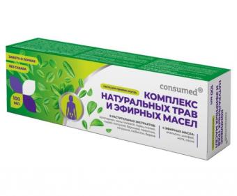 ФИТОКОМПЛЕКС РАСТИТ.ЭКСТРАКТОВ И ЭФИРНЫХ МАСЕЛ КОНСУМЕД паста внутр. 100 гр