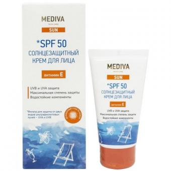 МЕДИВА САН КРЕМ ДЛЯ ЛИЦА СОЛНЦЕЗАЩИТНЫЙ 50 мл SPF50