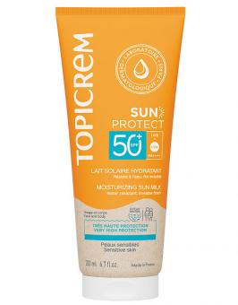 ТОПИКРЕМ SUN PROTECT МОЛОЧКО СОЛНЦЕЗАЩИТНОЕ 200 мл SPF50+ увлажняющий