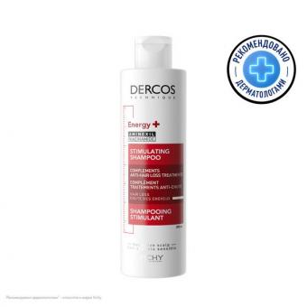 ВИШИ (VICHY) ДЕРКОС TECHNIQUE ENERGY+ ШАМПУНЬ 200 мл против выпадения волос