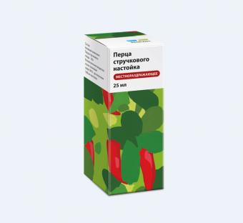 ПЕРЕЦ СТРУЧКОВЫЙ РЕНЕВАЛ настойка наруж. 25 мл