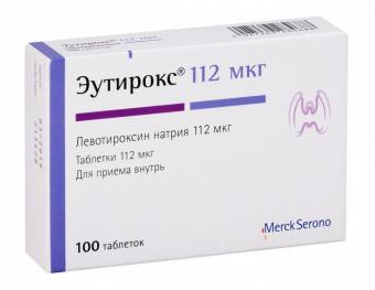 ЭУТИРОКС табл. 112 мкг №100