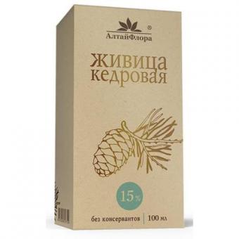 ЖИВИЦА КЕДРОВАЯ р-р внутр. фл. 15% 100 мл