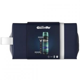 ЖИЛЛЕТТ (GILLETTE) MACH3 НАБОР ДЛЯ БРИТЬЯ МУЖСКОЙ станок + 1 кассета + гель д/бритья