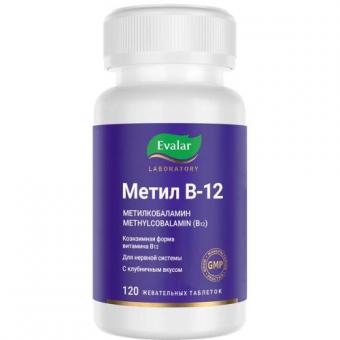 МЕТИЛ-В12 ЭВАЛАР табл. жеват. №120