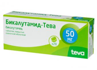 БИКАЛУТАМИД ТЕВА табл. п/о плен. 50 мг №28
