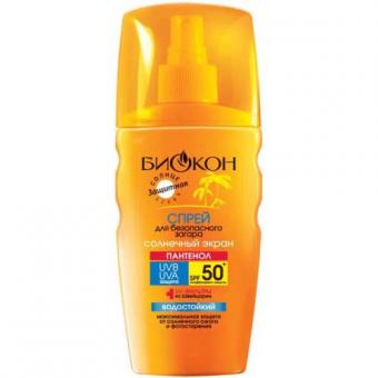 БИОКОН СПРЕЙ СОЛНЦЕЗАЩИТНЫЙ 160 мл SPF50