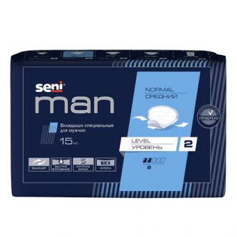 СЕНИ ПРОКЛАДКИ МУЖСКИЕ ПРИ НЕДЕРЖАНИИ МЕН НОРМАЛ №15