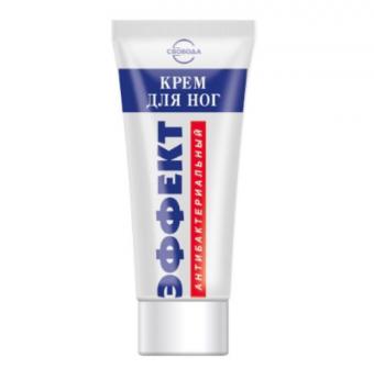 ЭФФЕКТ КРЕМ ДЛЯ НОГ 80 гр антибактериальный