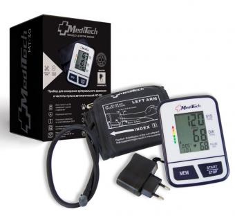 MEDITECH ПРИБОР (ТОНОМЕТР) ИЗМ. АРТ. ДАВЛЕНИЯ АВТОМАТ + АДАПТЕР МТ-30