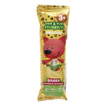 МИ-МИ-МИШКИ БАТОНЧИК ЗЛАКОВЫЙ банан 24 гр