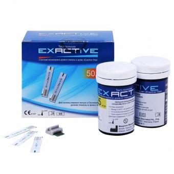 EXACTIVE VITAL ТЕСТ-ПОЛОСКИ ДЛЯ ГЛЮКОМЕТРА №50