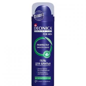 DEONICA FOR MEN ГЕЛЬ ДЛЯ БРИТЬЯ 200 мл для чувствит. кожи