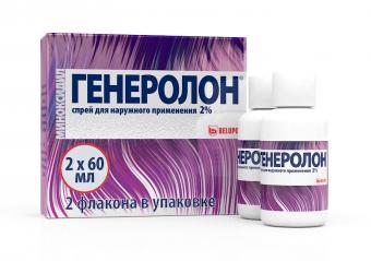 ГЕНЕРОЛОН спрей наруж. 2% фл.-доз 60 мл №2