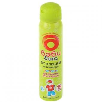 ДЭТА БЭБИ АЭРОЗОЛЬ ОТ КЛЕЩЕЙ И КОМАРОВ 100 мл