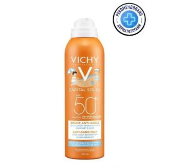ВИШИ (VICHY) К.С. АНТИ-ПЕСОК СПРЕЙ-ВУАЛЬ СОЛНЦЕЗАЩИТН. ДЕТСКИЙ 200 мл SPF50+