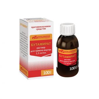БУТАМИРАТ р-р внутр. 1,5 мг/мл фл. 100 мл