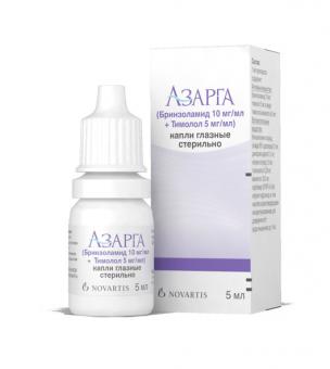 АЗАРГА капли глазные фл. 5 мл