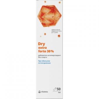 ВИТАТЕКА ДРАЙ ЭКСТРА ФОРТЕ ДЕЗОДОРАНТ РОЛИК 50 мл без спирта