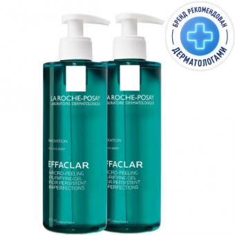 ЛЯ РОШ ПОЗЕ (LA ROCHE-POSAY) ЭФФАКЛАР ГЕЛЬ ДЛЯ ЛИЦА 400 мл микроотшелушивающий №2