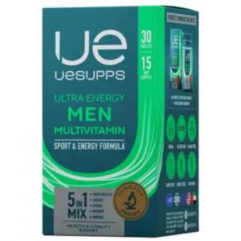 UESUPPS УЛЬТРА ЭНЕРДЖИ МЕН МУЛЬТИВИТАМИН ФОРМУЛА табл. №30