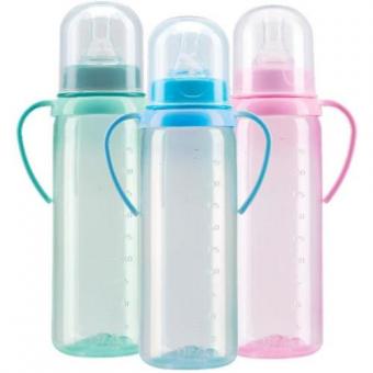 КУРНОСИКИ БУТЫЛОЧКА 250 мл 11133 силикон. соска с ручками