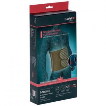 БАНДАЖ НА БРЮШНУЮ СТЕНКУ БИ ВЕЛЛ (B.WELL) W-422 бежевый XXL
