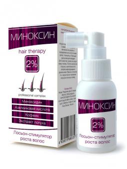 МИНОКСИН ЛОСЬОН ДЛЯ РОСТА ВОЛОС 50 мл 2%