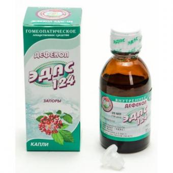 ЭДАС-124 (ДЕФЕКОЛ) капли внутр. 25 мл