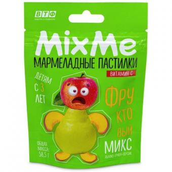 МИКСМИ ВИТАМИН С пастилки яблоко/персик/груша 58,5 гр