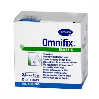 ЛЕЙКОПЛАСТЫРЬ ФИКСИРУЮЩИЙ ХАРТМАНН OMNIFIX ELASTIC гипоаллергенный 2,5см х 10м №2