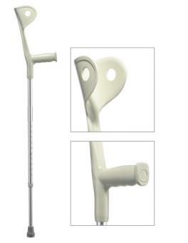 КОСТЫЛЬ-КАНАДКА БИ ВЕЛЛ (B.WELL) WR-322 регулировка высоты, литой подлокотник до 100 кг