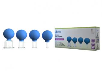 БАНКИ ВАКУУМНЫЕ АЛЬПИНА ПЛАСТ набор № 4 БВ-01