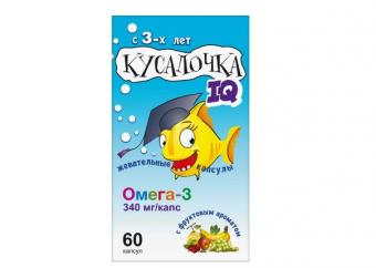 КУСАЛОЧКА IQ ОМЕГА-3 капс. №60
