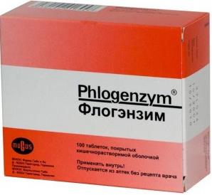 ФЛОГЭНЗИМ табл. к/р п/о №100