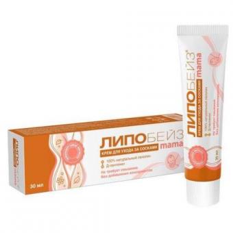 ЛИПОБЕЙЗ МАМА КРЕМ ДЛЯ СОСКОВ 30 мл