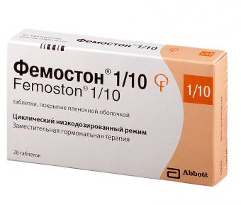 ФЕМОСТОН табл. п/о плен. 1/10 №28