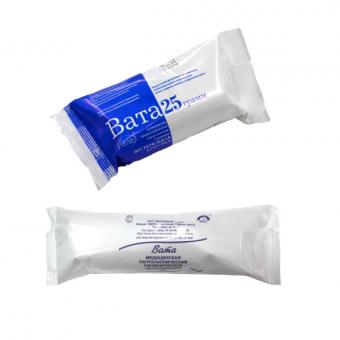 ВАТА ГИГИЕНИЧЕСКАЯ НЕСТЕРИЛЬНАЯ 25 гр