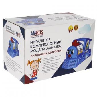 АМРУС ИНГАЛЯТОР КОМПРЕССОРНЫЙ ДЕТСКИЙ AMNB 502 паровозик здоровья